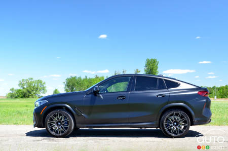 BMW X6 M Competition 2021, silhouette